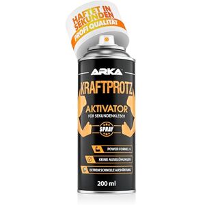 KRAFTPROTZ Aktivator Spray 200 ml für Sekundenkleber – Aushärtungsbeschleuniger blitzschnell in 1–4 Sek – hitze- & wasserfest, rückstandsfrei – für Cyanacrylat, Kunststoff, Glas, Metall, Holz – KRAFTPROTZ Aktivator Spray 200 ml für Sekundenkleber – Aushärtungsbeschleuniger blitzschnell in 1–4 Sek – hitze- & wasserfest, rückstandsfrei – für Cyanacrylat, Kunststoff, Glas, Metall, Holz –