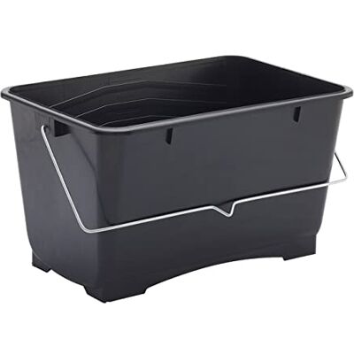 ProDec 10-Liter mittelgroßer Farbeimer aus Kunststoff, 100% recycelter Kunststoff, mit Metalltragegriff für alle Arten von Farbe und Kleister, geeignet für bis zu 225 mm breite Farbrollen ProDec 10-Liter mittelgroßer Farbeimer aus Kunststoff, 100% recycelter Kunststoff, mit Metalltragegriff für alle Arten von Farbe und Kleister, geeignet für bis zu 225 mm breite Farbrollen