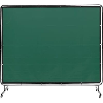 VEVOR Schweißvorhang 1,8 x 2,4m Schweißschutzvorhang aus Flammhemmendem Vinyl Schweißschutzwand mit 4 Schwenkrädern und einem 6-stufigen UV-Schutz Schweißerdecke Schweißschutz Grün VEVOR Schweißvorhang 1,8 x 2,4m Schweißschutzvorhang aus Flammhemmendem Vinyl Schweißschutzwand mit 4 Schwenkrädern und einem 6-stufigen UV-Schutz Schweißerdecke Schweißschutz Grün