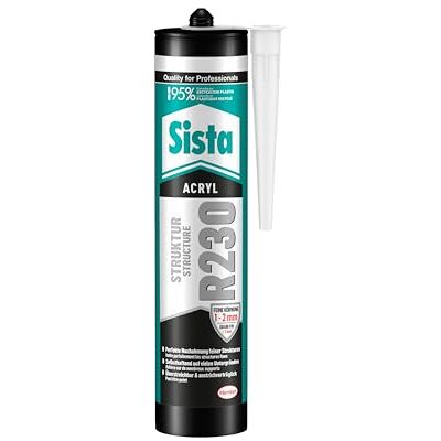 Sista Acryl R230 Struktur, feine Körnung 1-2 mm, Kartusche, 300ml Sista Acryl R230 Struktur, feine Körnung 1-2 mm, Kartusche, 300ml