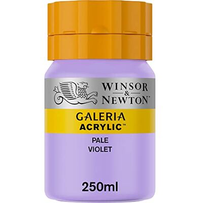 Winsor & Newton 2137444 Galeria Acrylfarbe, hohe Pigmentierung, lichtecht, buttrige Konsistenz, 250 ml Tube Violett Hell Winsor & Newton 2137444 Galeria Acrylfarbe, hohe Pigmentierung, lichtecht, buttrige Konsistenz, 250 ml Tube Violett Hell