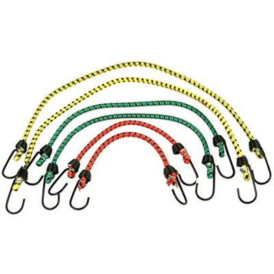 Meister Gepäckspanner-Set 6-teilig 3 Längen: 30 cm, 45 cm & 60 cm Stahlhaken mit PVC-Überzug Dehnbar & reißfest Für Ladesicherungen aller Art / Spanngummi mit 2 Haken / Expander / 8638100 Meister Gepäckspanner-Set 6-teilig 3 Längen: 30 cm, 45 cm & 60 cm Stahlhaken mit PVC-Überzug Dehnbar & reißfest Für Ladesicherungen aller Art / Spanngummi mit 2 Haken / Expander / 8638100