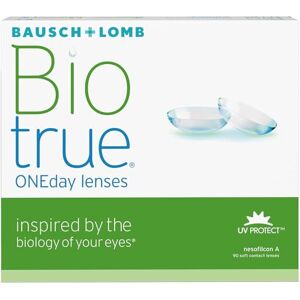 Biotrue Bausch + Lomb ONEday Tageslinsen, sphärische Kontaktlinsen, weich, 90 Stück/BC 8.6 mm/DIA 14.2 mm / -2.50 Dioptrien Biotrue Bausch + Lomb ONEday Tageslinsen, sphärische Kontaktlinsen, weich, 90 Stück/BC 8.6 mm/DIA 14.2 mm / -2.50 Dioptrien