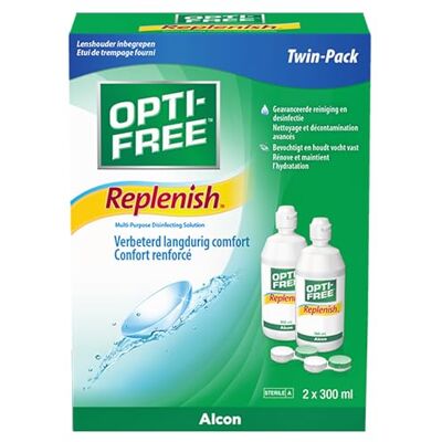 Opti-Free Replenish Kontaktlinsen-Pflegemittel 2 x 300 ml Opti-Free Replenish Kontaktlinsen-Pflegemittel 2 x 300 ml