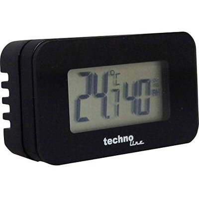 Technoline WS7006 mini Thermometer (4 cm) für den Innenbereich: Arbeitsplatz, Büro, Auto, Wohnwagen, Boot, Wohnmobil, felxibel einsetzbar, halb so groß wie eine Streichholzschachtel Technoline WS7006 mini Thermometer (4 cm) für den Innenbereich: Arbeitsplatz, Büro, Auto, Wohnwagen, Boot, Wohnmobil, felxibel einsetzbar, halb so groß wie eine Streichholzschachtel