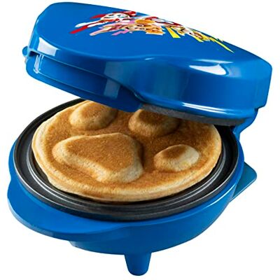Bestron Mini-Waffeleisen im einzigartigen Paw Patrol Design, für Kindergeburtstage, Ostern & Weihnachten, inkl. Backampel, Waffelgröße: Ø 10cm, offizielles Lizenzprodukt, Farbe: Blau Bestron Mini-Waffeleisen im einzigartigen Paw Patrol Design, für Kindergeburtstage, Ostern & Weihnachten, inkl. Backampel, Waffelgröße: Ø 10cm, offizielles Lizenzprodukt, Farbe: Blau