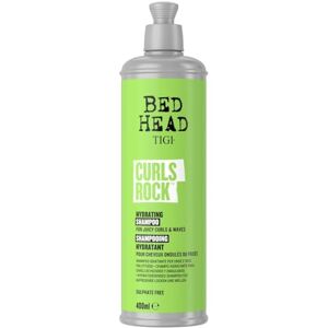 TIGI Bed Head by Curls Rock Hydrating Shampoo, feuchtigkeitsspendendes Shampoo für lockiges Haar mit Arganöl, definiert Locken und reduziert Frizz, 400 ml TIGI Bed Head by Curls Rock Hydrating Shampoo, feuchtigkeitsspendendes Shampoo für lockiges Haar mit Arganöl, definiert Locken und reduziert Frizz, 400 ml