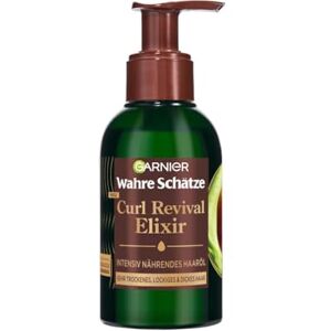 Garnier Wahre Schätze Curl Revival Elixir Intensiv Nährendes Haaröl mit Avocado-Öl und Shea-Butter, Mit Anti-Frizz-Effekt, Für sehr trockenes, lockiges und dickes Haar, 120 ml Garnier Wahre Schätze Curl Revival Elixir Intensiv Nährendes Haaröl mit Avocado-Öl und Shea-Butter, Mit Anti-Frizz-Effekt, Für sehr trockenes, lockiges und dickes Haar, 120 ml