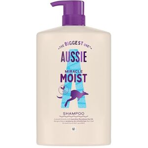 Aussie Miracle Moist Shampoo 1000ml, Feuchtigkeitsspendende Formel zum Wiederbeleben und Wiederherstellen von Brüchigem, Trockenem Haar, mit Australischem Macadamianussöl, Tierversuchsfrei Aussie Miracle Moist Shampoo 1000ml, Feuchtigkeitsspendende Formel zum Wiederbeleben und Wiederherstellen von Brüchigem, Trockenem Haar, mit Australischem Macadamianussöl, Tierversuchsfrei