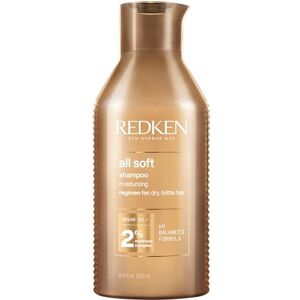 Redken Haarshampoo für trockenes und brüchiges Haar, Belebt und hydratisiert, Mit Omega-6 und Argan-Öl, All Soft Shampoo, 1 x 300 ml Redken Haarshampoo für trockenes und brüchiges Haar, Belebt und hydratisiert, Mit Omega-6 und Argan-Öl, All Soft Shampoo, 1 x 300 ml