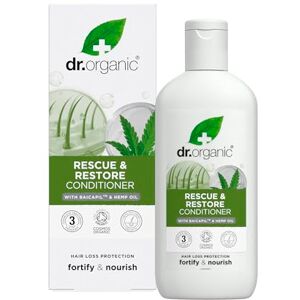 Dr.Organic Dr. Organic Hanföl Rescue Conditioner, Wiederherstellend, Feines Haar, Herren, Damen, natürlich, vegan, tierversuchsfrei, paraben- und SLS-frei, biologisch, 265ml Dr.Organic Dr. Organic Hanföl Rescue Conditioner, Wiederherstellend, Feines Haar, Herren, Damen, natürlich, vegan, tierversuchsfrei, paraben- und SLS-frei, biologisch, 265ml