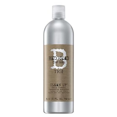 TIGI Bed Head for Men Clean Up Shampoo, tägliches Pflegeshampoo reinigt, spendet Feuchtigkeit und erfrischt die Kopfhaut mit Basilikum-Minz-Duft, 750 ml TIGI Bed Head for Men Clean Up Shampoo, tägliches Pflegeshampoo reinigt, spendet Feuchtigkeit und erfrischt die Kopfhaut mit Basilikum-Minz-Duft, 750 ml