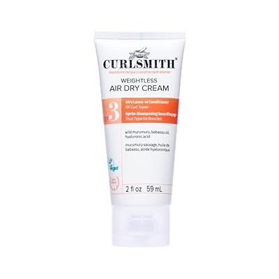 CURLSMITH Weightless Air Dry Cream Air-Dry Lockencreme, Feuchtigkeitsspendend und entwirrend, Alle Lockentypen, Vegan, 59 ml CURLSMITH Weightless Air Dry Cream Air-Dry Lockencreme, Feuchtigkeitsspendend und entwirrend, Alle Lockentypen, Vegan, 59 ml