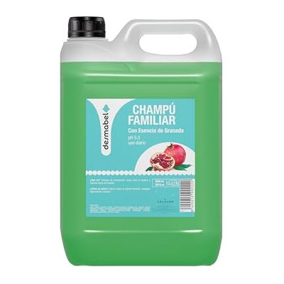 Valquer Laboratorios DESMABEL Familien-Shampoo mit Granatapfelextrakt Reinigt und pflegt mit einer sanften Formel und pH-Wert 5,5 Für alle Haartypen Professionelle 5-Liter-Flasche Valquer Laboratorios DESMABEL Familien-Shampoo mit Granatapfelextrakt Reinigt und pflegt mit einer sanften Formel und pH-Wert 5,5 Für alle Haartypen Professionelle 5-Liter-Flasche