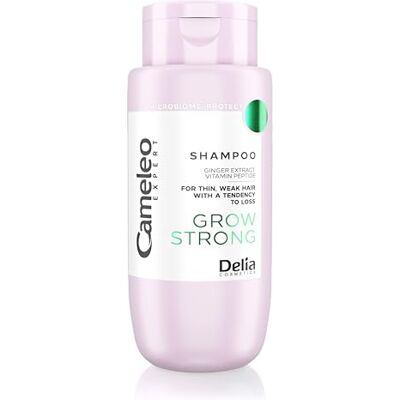 Cameleo – Grow Strong – Shampoo für geschwächtes & dünner werdendes Haar – Ingwer, Procapil-Haarpeptid & HydroScalp – 300 ml Cameleo – Grow Strong – Shampoo für geschwächtes & dünner werdendes Haar – Ingwer, Procapil-Haarpeptid & HydroScalp – 300 ml