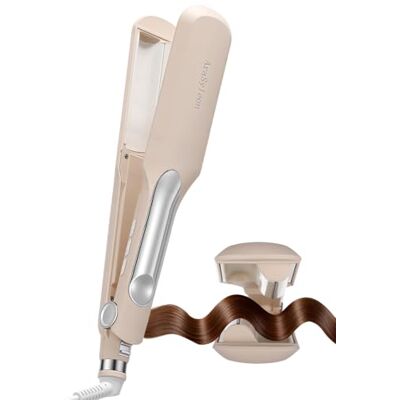 AraSyleon Welleneisen für natürliche Beach Waves 22mm PTC Schnellaufheizung, 8 Temperaturstufen(140–210 °C), sicherer Welleneisen Lockenstab mit 60 Min. Auto-Off AraSyleon Welleneisen für natürliche Beach Waves 22mm PTC Schnellaufheizung, 8 Temperaturstufen(140–210 °C), sicherer Welleneisen Lockenstab mit 60 Min. Auto-Off