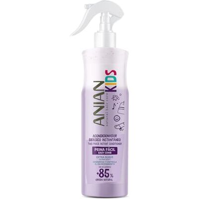 ANIAN KIDS Zweiphasiger Conditioner, einfacher Kamm, 400 ml, ideal für Kinder, ohne auszuspülen, entwirrt und erleichtert das Kämmen, Geschmeidigkeit und sofortigen Glanz ANIAN KIDS Zweiphasiger Conditioner, einfacher Kamm, 400 ml, ideal für Kinder, ohne auszuspülen, entwirrt und erleichtert das Kämmen, Geschmeidigkeit und sofortigen Glanz