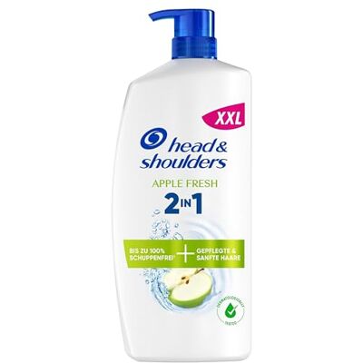 Head & Shoulders Apple Fresh 2-in-1 Anti-Schuppen-Shampoo und Pflegespülung 800ml Pumpspender. Öl-Schutz Head & Shoulders Apple Fresh 2-in-1 Anti-Schuppen-Shampoo und Pflegespülung 800ml Pumpspender. Öl-Schutz