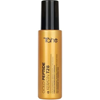 Tahe Gold Peptide Keratin Serum T28 für geschädigtes Haar mit Multipeptiden, pflanzlichem Keratin und flüssigem Gold, 100 ml Tahe Gold Peptide Keratin Serum T28 für geschädigtes Haar mit Multipeptiden, pflanzlichem Keratin und flüssigem Gold, 100 ml