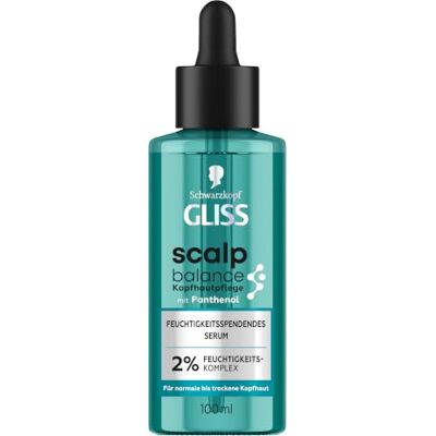 Gliss Scalp Balance Feuchtigkeitsspendendes Serum (100 ml), Kopfhaut Serum Mit Panthenol und 2 % Feuchtigkeits-Komplex, revitalisiertes Haarserum gegen trockene Kopfhaut reduziert die Schuppen-Bildung Gliss Scalp Balance Feuchtigkeitsspendendes Serum (100 ml), Kopfhaut Serum Mit Panthenol und 2 % Feuchtigkeits-Komplex, revitalisiertes Haarserum gegen trockene Kopfhaut reduziert die Schuppen-Bildung