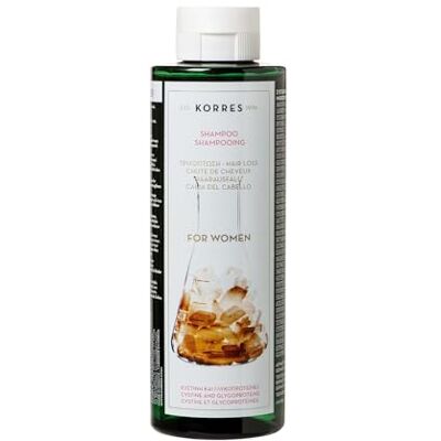 KORRES Cystine & Glycoproteins Shampoo gegen Haarausfall für Damen, Anti-Hair Loss Shampoo, silikon- und parabenfrei, 250 ml KORRES Cystine & Glycoproteins Shampoo gegen Haarausfall für Damen, Anti-Hair Loss Shampoo, silikon- und parabenfrei, 250 ml