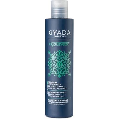 GYADA COSMETICS , hyalurvedisches stärkendes Shampoo, wirkt Frizz entgegen, für feines und schwaches Haar, 200 ml GYADA COSMETICS , hyalurvedisches stärkendes Shampoo, wirkt Frizz entgegen, für feines und schwaches Haar, 200 ml