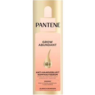 Pantene Pro-V Grow Abundant Anti-Haarverlust Kopfhautserum 60ml für Dickeres*, Längeres*, Dichteres** Ha Pantene Pro-V Grow Abundant Anti-Haarverlust Kopfhautserum 60ml für Dickeres*, Längeres*, Dichteres** Ha