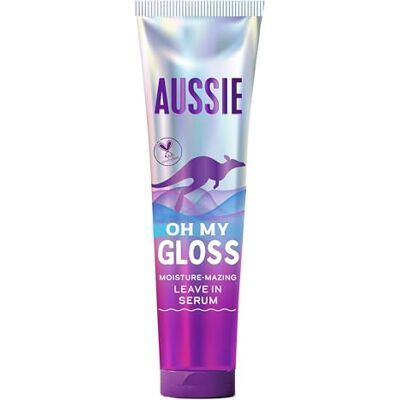 Aussie Oh My Gloss Moisture-Mazing Leave-In Serum 160ml Feuchtigkeits- und Glanz-Booster für glanzloses Haar Aussie Oh My Gloss Moisture-Mazing Leave-In Serum 160ml Feuchtigkeits- und Glanz-Booster für glanzloses Haar