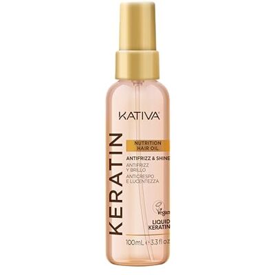 KATIVA Haaröl mit Keratin & Cystein Protein 100 ml – intensive Ernährung, Reparatur & Wärmeschutz KATIVA Haaröl mit Keratin & Cystein Protein 100 ml – intensive Ernährung, Reparatur & Wärmeschutz