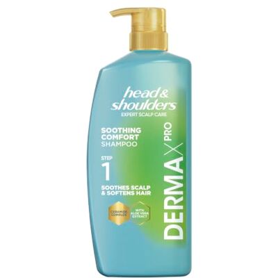 Head & Shoulders DermaXPro Beruhigende Pflege Shampoo 800ml Für Juckende Kopfhaut, Mit Aloe Vera Extrakt Und Ceramide-Komplex, Lindert Juckreiz Und Beruhigt die Kopfhaut Head & Shoulders DermaXPro Beruhigende Pflege Shampoo 800ml Für Juckende Kopfhaut, Mit Aloe Vera Extrakt Und Ceramide-Komplex, Lindert Juckreiz Und Beruhigt die Kopfhaut