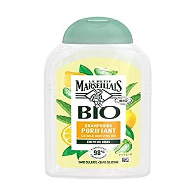 Le Petit Marseillais Bio Reinigendes Shampoo, Aloe Vera & Zitrone, 1 Stück, 250 ml Le Petit Marseillais Bio Reinigendes Shampoo, Aloe Vera & Zitrone, 1 Stück, 250 ml