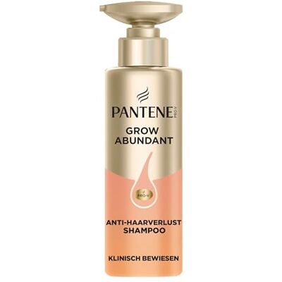 Pantene Grow Abundant Anti-Haarverlust-Shampoo 290 ml für Stärkeres, Längeres und Dichteres Haar* in 8 Wochen. Für Verbesserte Haarelastizität. Mit 900 mg Pro-Vitamin-Komplex und Niacinamid Pantene Grow Abundant Anti-Haarverlust-Shampoo 290 ml für Stärkeres, Längeres und Dichteres Haar* in 8 Wochen. Für Verbesserte Haarelastizität. Mit 900 mg Pro-Vitamin-Komplex und Niacinamid