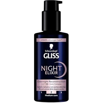 Gliss Night Elixir Split H Mira Haarmaske, 100 ml Gliss Night Elixir Split H Mira Haarmaske, 100 ml