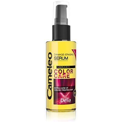 Delia Cosmetics Cameleo – Marula Öl Haarserum – Farbpflege-Aufbauserum für geschädigtes, trockenes, gebleichtes Haar für nasses & trockenes Haar ohne Ausspülen Parabenfrei 55ml Delia Cosmetics Cameleo – Marula Öl Haarserum – Farbpflege-Aufbauserum für geschädigtes, trockenes, gebleichtes Haar für nasses & trockenes Haar ohne Ausspülen Parabenfrei 55ml