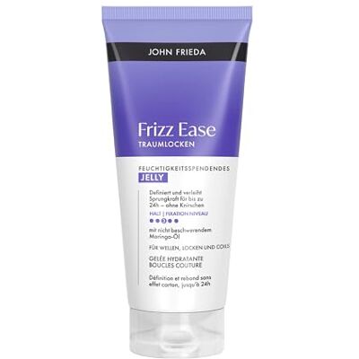 John Frieda Frizz Ease Traumlocken Jelly Inhalt: 150 ml Haartyp: lockiges & welliges Haar Silikonfrei SLS/SLES Sulfatfrei John Frieda Frizz Ease Traumlocken Jelly Inhalt: 150 ml Haartyp: lockiges & welliges Haar Silikonfrei SLS/SLES Sulfatfrei