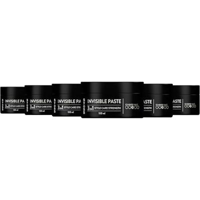 Syoss Unsichtbares Wachs, unsichtbare Paste/Salbe, natürliches Finish und weicher Halt, ohne Silikone und ohne Alkohol, 6 Stück à 100 ml (600 ml) Syoss Unsichtbares Wachs, unsichtbare Paste/Salbe, natürliches Finish und weicher Halt, ohne Silikone und ohne Alkohol, 6 Stück à 100 ml (600 ml)