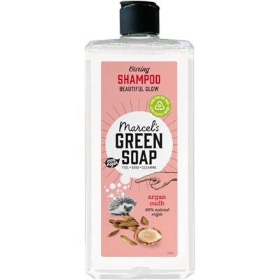 Marcel's Green Soap Caring Shampoo Argan & Oudh – Mikroplastikfreie Formel Vegan Nachfüllbar 300 ml Marcel's Green Soap Caring Shampoo Argan & Oudh – Mikroplastikfreie Formel Vegan Nachfüllbar 300 ml