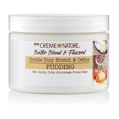 Creme of Nature , Butter Blend & Flaxseed, Styling-Creme, Elastizität und Definition für Locken, feuchtigkeitsspendend, nicht klebend, nicht fettend, gewelltes und krauses Haar, als Leave-in, 326 ml Creme of Nature , Butter Blend & Flaxseed, Styling-Creme, Elastizität und Definition für Locken, feuchtigkeitsspendend, nicht klebend, nicht fettend, gewelltes und krauses Haar, als Leave-in, 326 ml