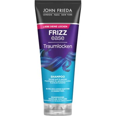 John Frieda Frizz Ease Traumlocken Shampoo 1er Pack (1 x 250 ml) reinigt und spendet Feuchtigkeit definiert und verstärkt Locken mit Abyssinian-Öl John Frieda Frizz Ease Traumlocken Shampoo 1er Pack (1 x 250 ml) reinigt und spendet Feuchtigkeit definiert und verstärkt Locken mit Abyssinian-Öl