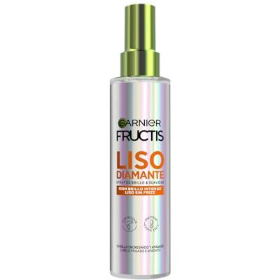 Garnier Fructis Glattes Diamantspray für Glanz und Weichheit, 100H intensiver Glanz*, glatt ohne Frizz, mit pflanzlichem Keratin und Arganöl, 150 ml (*Test Instrumental) Garnier Fructis Glattes Diamantspray für Glanz und Weichheit, 100H intensiver Glanz*, glatt ohne Frizz, mit pflanzlichem Keratin und Arganöl, 150 ml (*Test Instrumental)