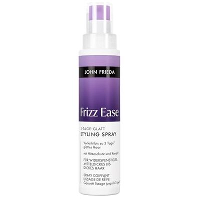 John Frieda Frizz Ease 3 Tage Glatt Styling Spray – Inhalt: 100 ml – Haartyp: für widerspenstiges, mitteldickes bis dickes Haar – Geeignet für farbbehandeltes Haar John Frieda Frizz Ease 3 Tage Glatt Styling Spray – Inhalt: 100 ml – Haartyp: für widerspenstiges, mitteldickes bis dickes Haar – Geeignet für farbbehandeltes Haar