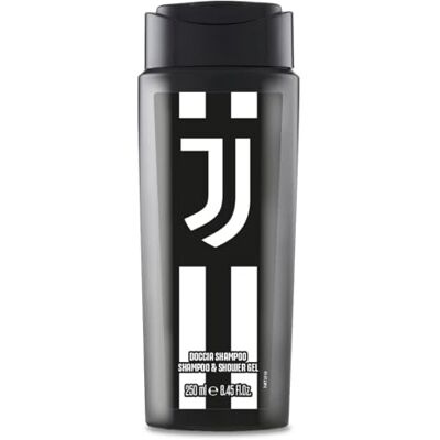 JUVENTUS Naturaverde Football Team Dusch-Shampoo, mildes und revitalisierendes Duschgel, Seife für Körper und Haare, 250 ml, 1 Stück JUVENTUS Naturaverde Football Team Dusch-Shampoo, mildes und revitalisierendes Duschgel, Seife für Körper und Haare, 250 ml, 1 Stück