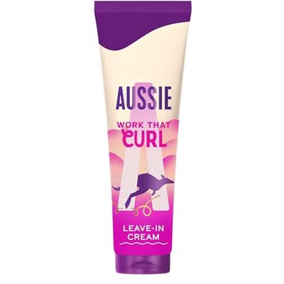 Aussie Work That Curl Leave In Cream für welliges und lockiges Haar 160ml Leave In Creme zur Definition und Feuchtigkeit für welliges und gelocktes Haar, für ein gepflegtes Gefühl Aussie Work That Curl Leave In Cream für welliges und lockiges Haar 160ml Leave In Creme zur Definition und Feuchtigkeit für welliges und gelocktes Haar, für ein gepflegtes Gefühl