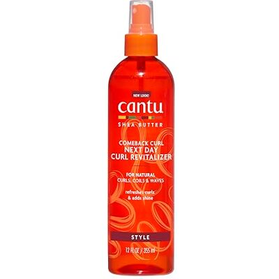 CANTU Shea Butter Sprühflasche Next Day Revitalisierungsspray für natürliche Sprungkraft, 355 ml CANTU Shea Butter Sprühflasche Next Day Revitalisierungsspray für natürliche Sprungkraft, 355 ml