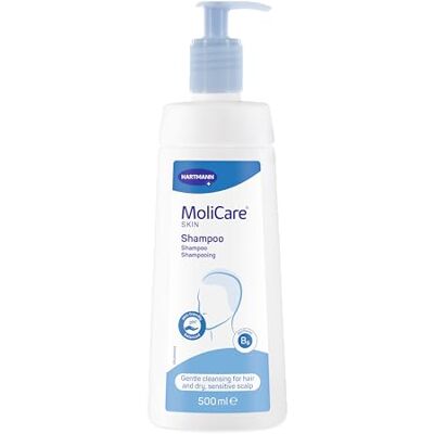 Molicare Skin Shampoo: zur schonenden pH-hautneutralen Haarwäsche für trockene, empfindliche Kopfhaut, 500 ml Molicare Skin Shampoo: zur schonenden pH-hautneutralen Haarwäsche für trockene, empfindliche Kopfhaut, 500 ml