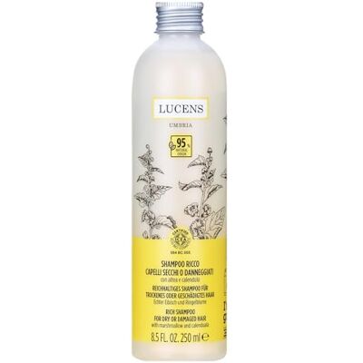 Lucens Umbria Lucens Reichhaltiges Shampoo für trockenes oder beschädigtes Haar, nährend und regenerierend für trockenes, sprödes oder beschädigtes Haar, 250 ml Lucens Umbria Lucens Reichhaltiges Shampoo für trockenes oder beschädigtes Haar, nährend und regenerierend für trockenes, sprödes oder beschädigtes Haar, 250 ml