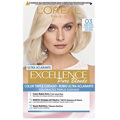 L'Oréal EXCELLENCE Creme #03 rubio ultra claro ceniza L'Oréal EXCELLENCE Creme #03 rubio ultra claro ceniza
