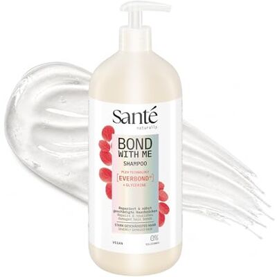 Santé naturally. Bond With Me Shampoo 950 ml Bond-Repair-Shampoo mit EverBond & Glycerin repariert Haarbrücken ab der ersten Anwendung vegan, ohne austrocknenden Alkohol Santé naturally. Bond With Me Shampoo 950 ml Bond-Repair-Shampoo mit EverBond & Glycerin repariert Haarbrücken ab der ersten Anwendung vegan, ohne austrocknenden Alkohol