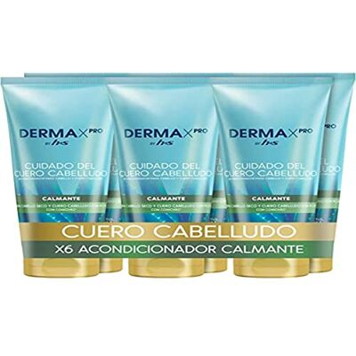 h&s DermaXPro Beruhigende Pflegespülung, 6 x 220 ml, mit Aloe Vera-Extrakt und Ceramid-Komplex, spendet dem Haar Feuchtigkeit, lindert trockene und juckende Kopfhaut und schützt vor Schuppen h&s DermaXPro Beruhigende Pflegespülung, 6 x 220 ml, mit Aloe Vera-Extrakt und Ceramid-Komplex, spendet dem Haar Feuchtigkeit, lindert trockene und juckende Kopfhaut und schützt vor Schuppen