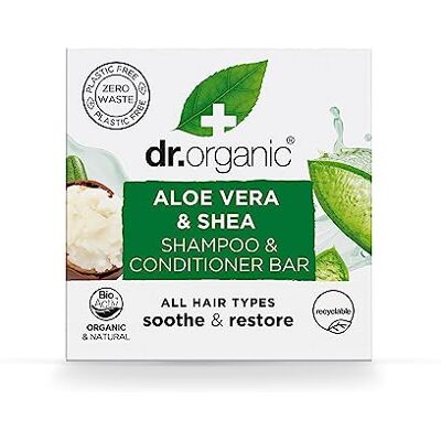 Dr. Organic Aloe Vera & Shea Shampoo & Conditioner Bar - Haarpflege Dr. Organic Aloe Vera & Shea Shampoo & Conditioner Bar - Haarpflege